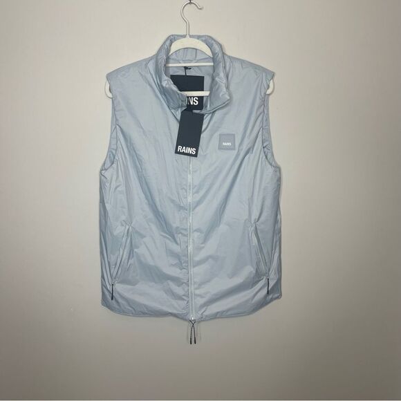 Rains sky blue NWT Fuse Vest Small - Picture 3 of 5